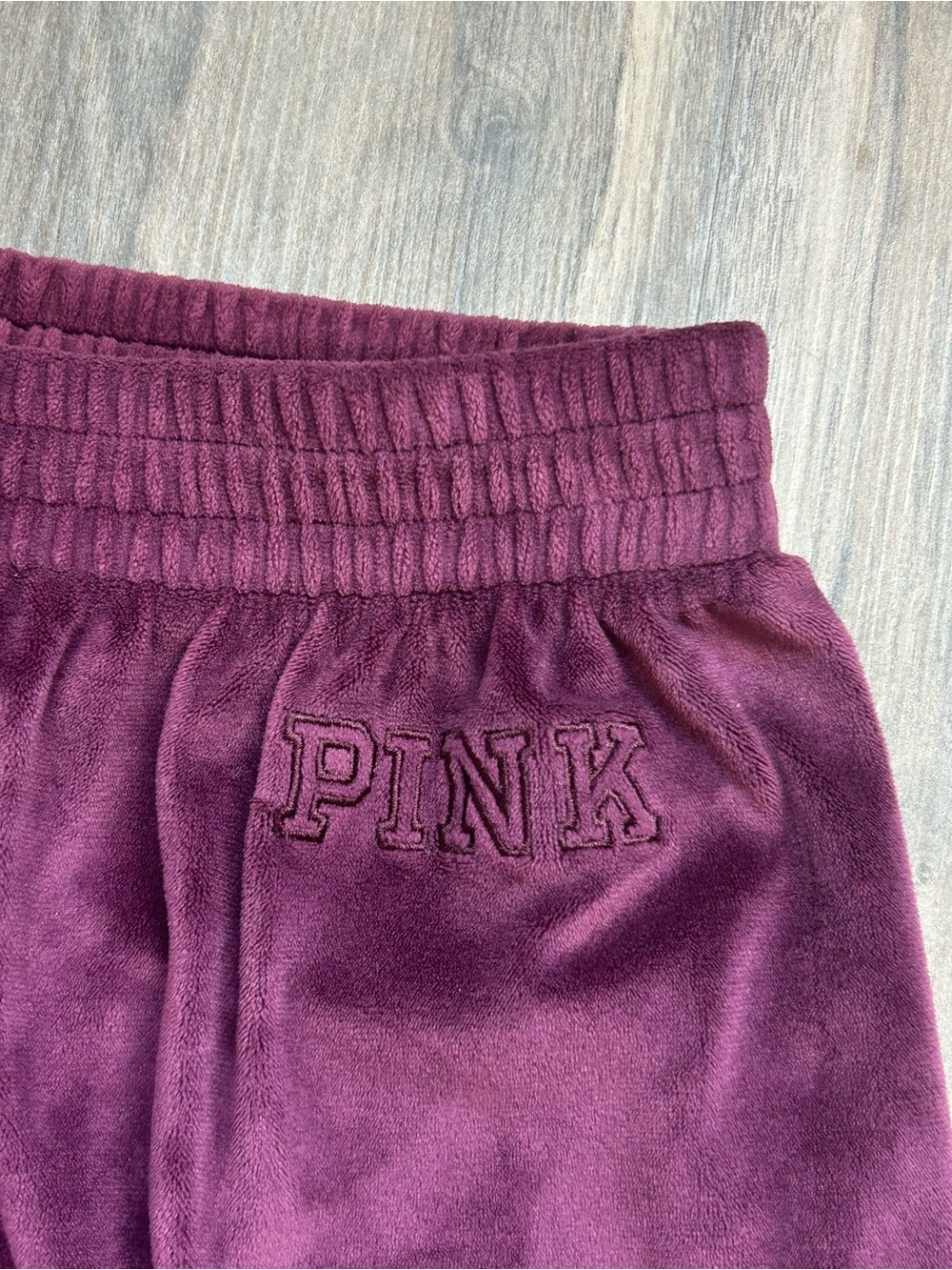 VS PINK Velour Joggers - Picture 3 of 8